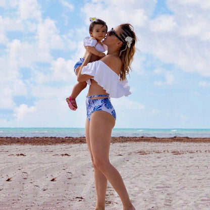 Matching swimsuit for the whole family