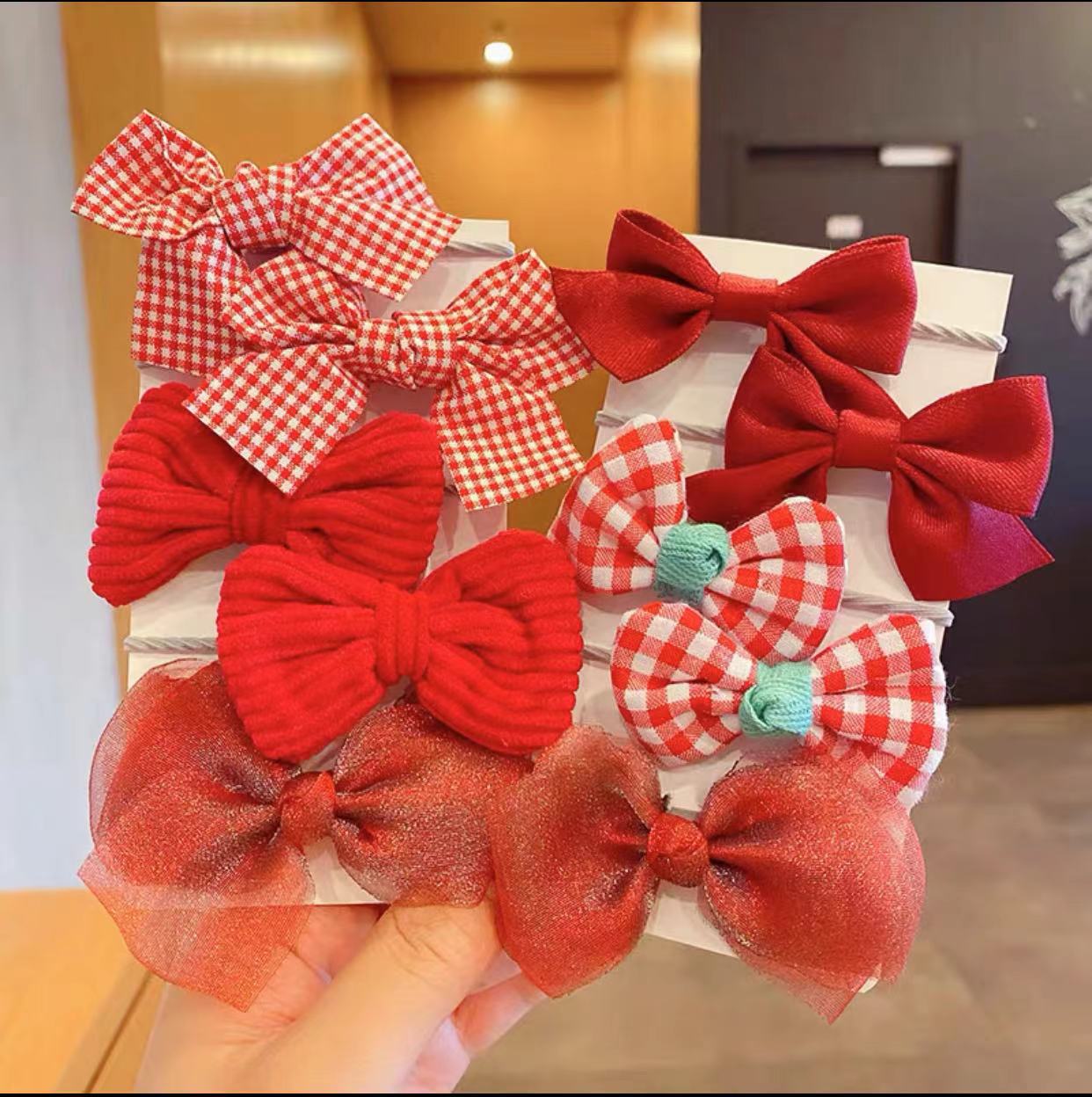 Girls hair clips and ties