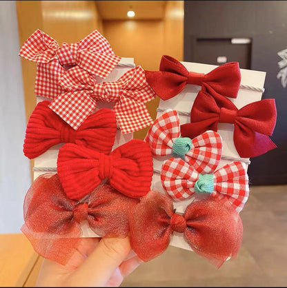 Girls hair clips and ties