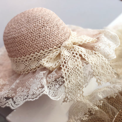 Fashionable Girls' Summer lace hat