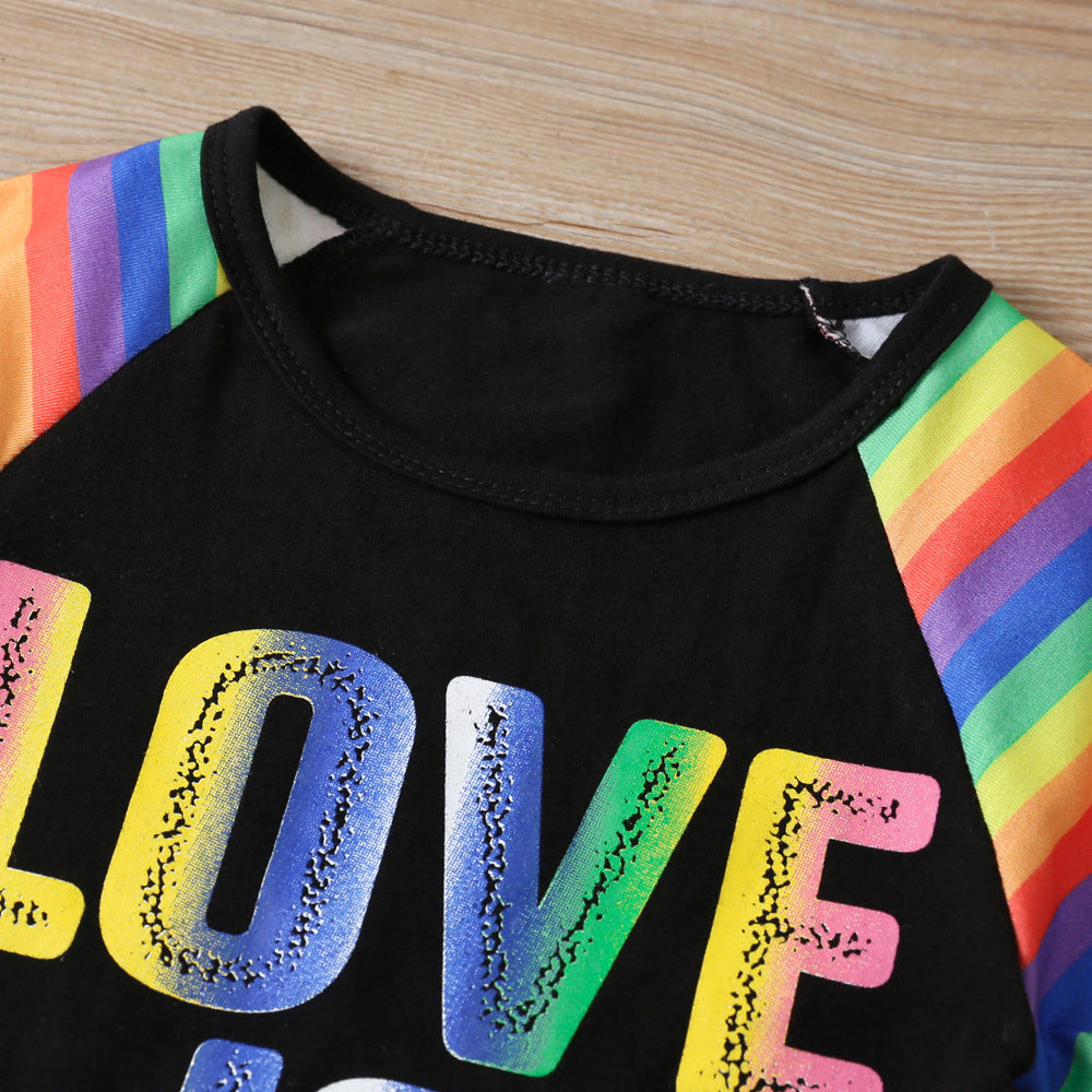 Daughter unicorn rainbow dress