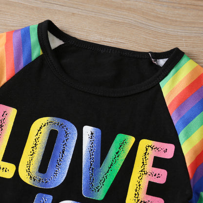 Daughter unicorn rainbow dress