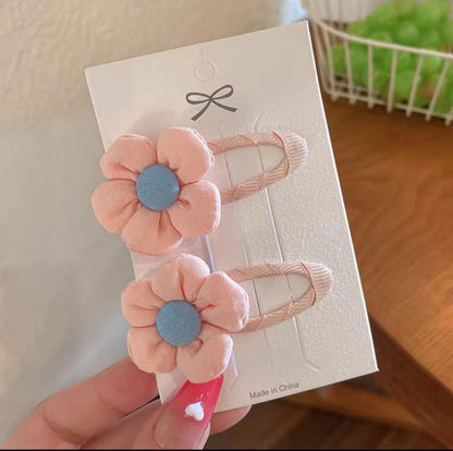 Girls hair clips and ties