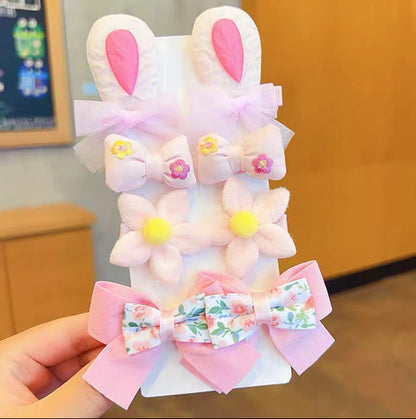 Girls hair clips and ties