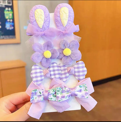 Girls hair clips and ties