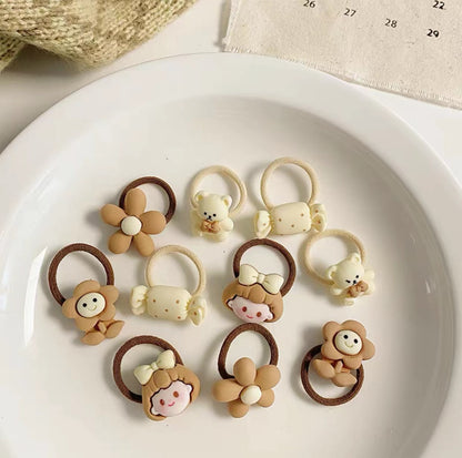 Girls hair clips and ties