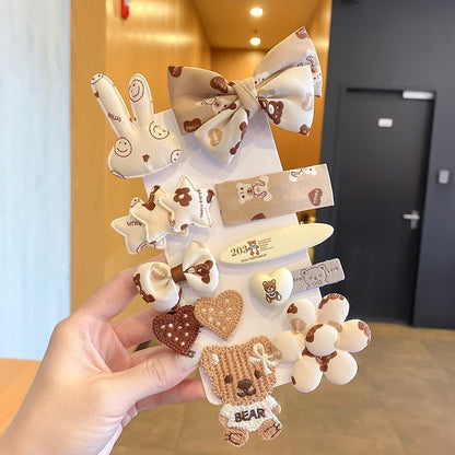 Girls hair clips and ties
