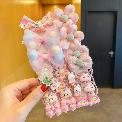 Girls hair clips and ties