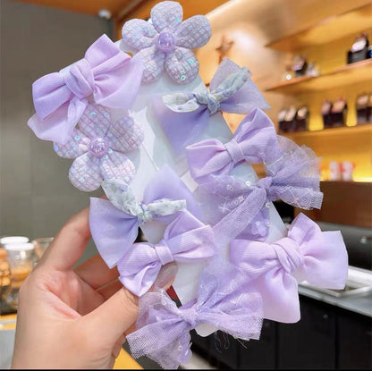 Girls hair clips and ties
