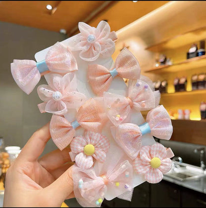 Girls hair clips and ties